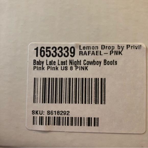 NIB Sold Out Dollskill Lemon Drop by Privileged Baby Late Last Night Cowboy Boot - Picture 7 of 7